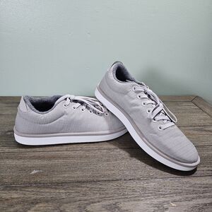 Allbirds Women's Wool Piper Woven Sneakers Pewter Grey Blizzard Sole, Size 10